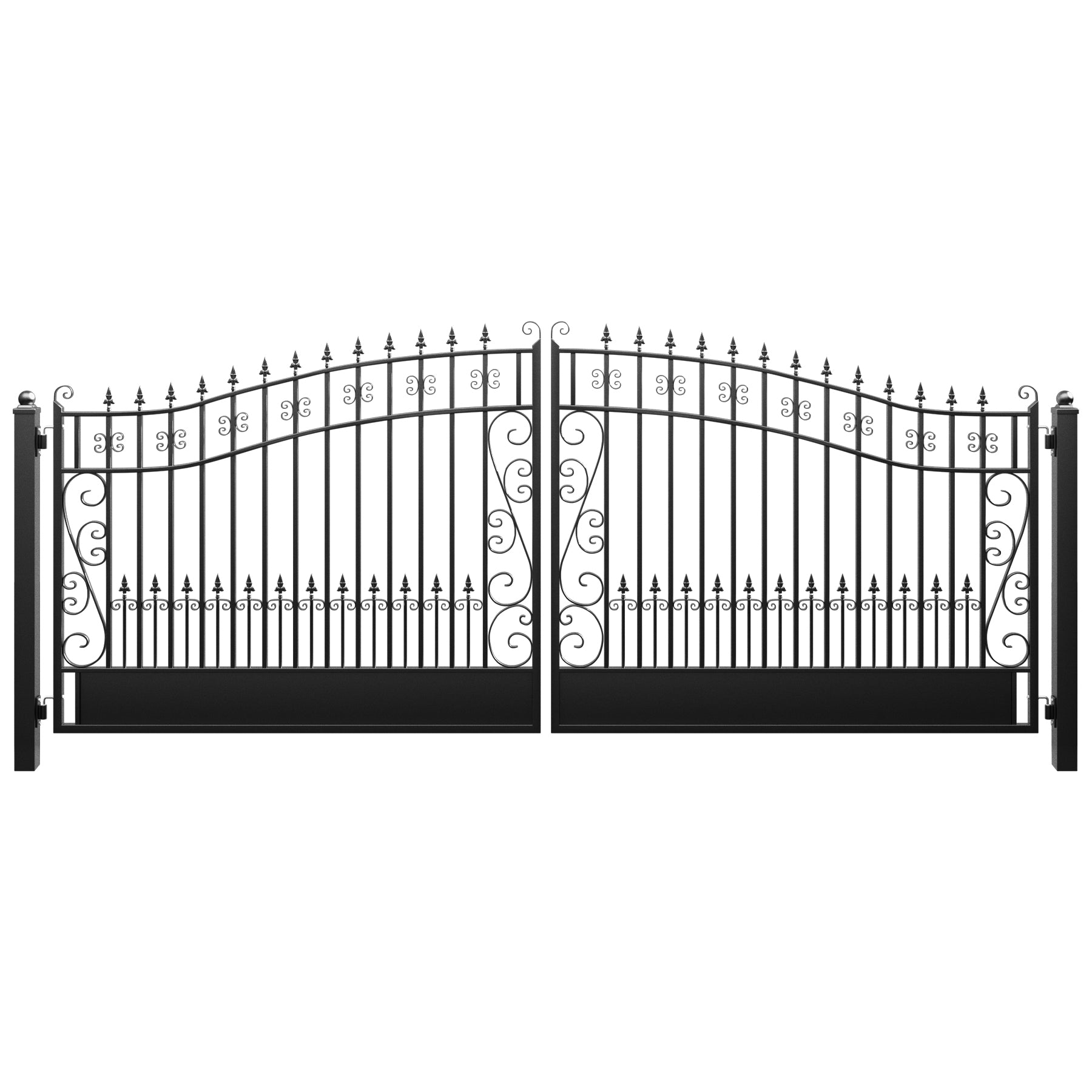 ZUMI Greenwich Style Dual Swing Driveway Gates