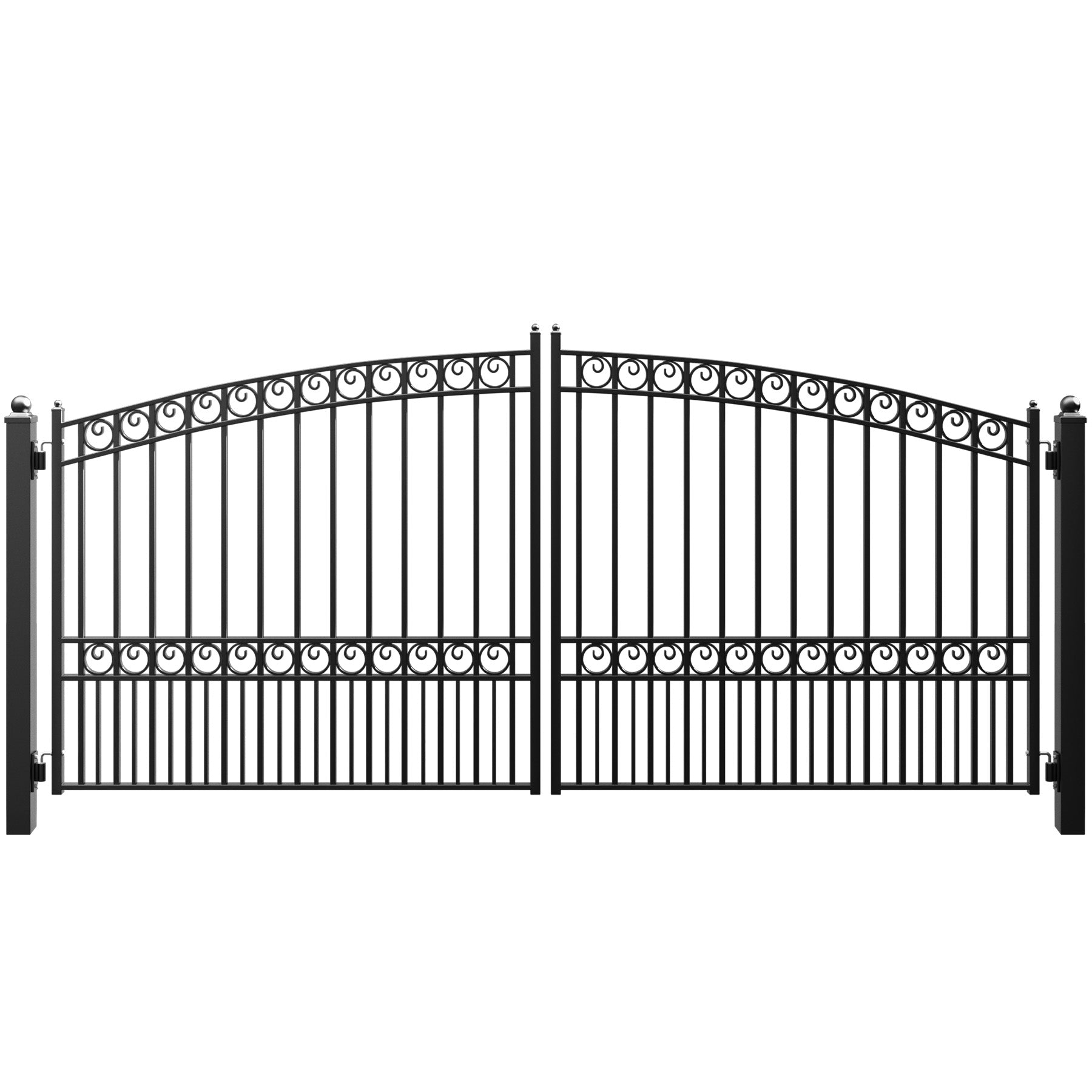 ZUMI Opera Style Dual Swing Driveway Gates